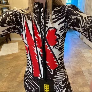 Moncler Genius Grenoble Tuta Printed Ski Suit Jumpsuit size XS